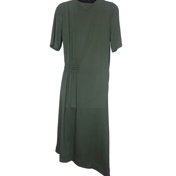 BADGLEY Mischka Olive Green Midi Dress Size S - Picture 5 of 7